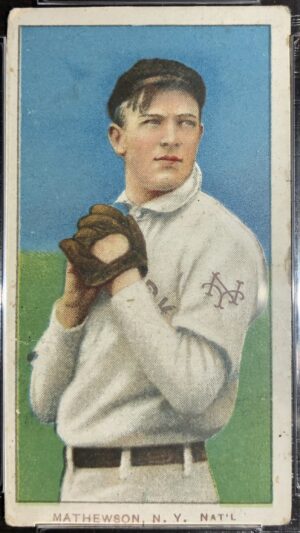 t206 Christy Mathewson Dark Cap