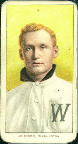 T206 Walter Johnson Portrait